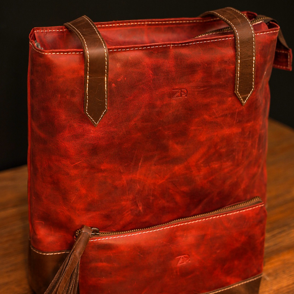 Ladies genuine leather Tote bags