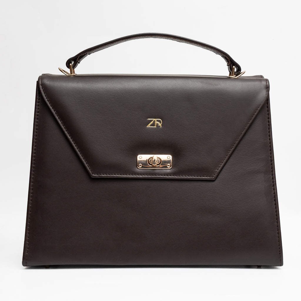 Classic Leather Handbag Black