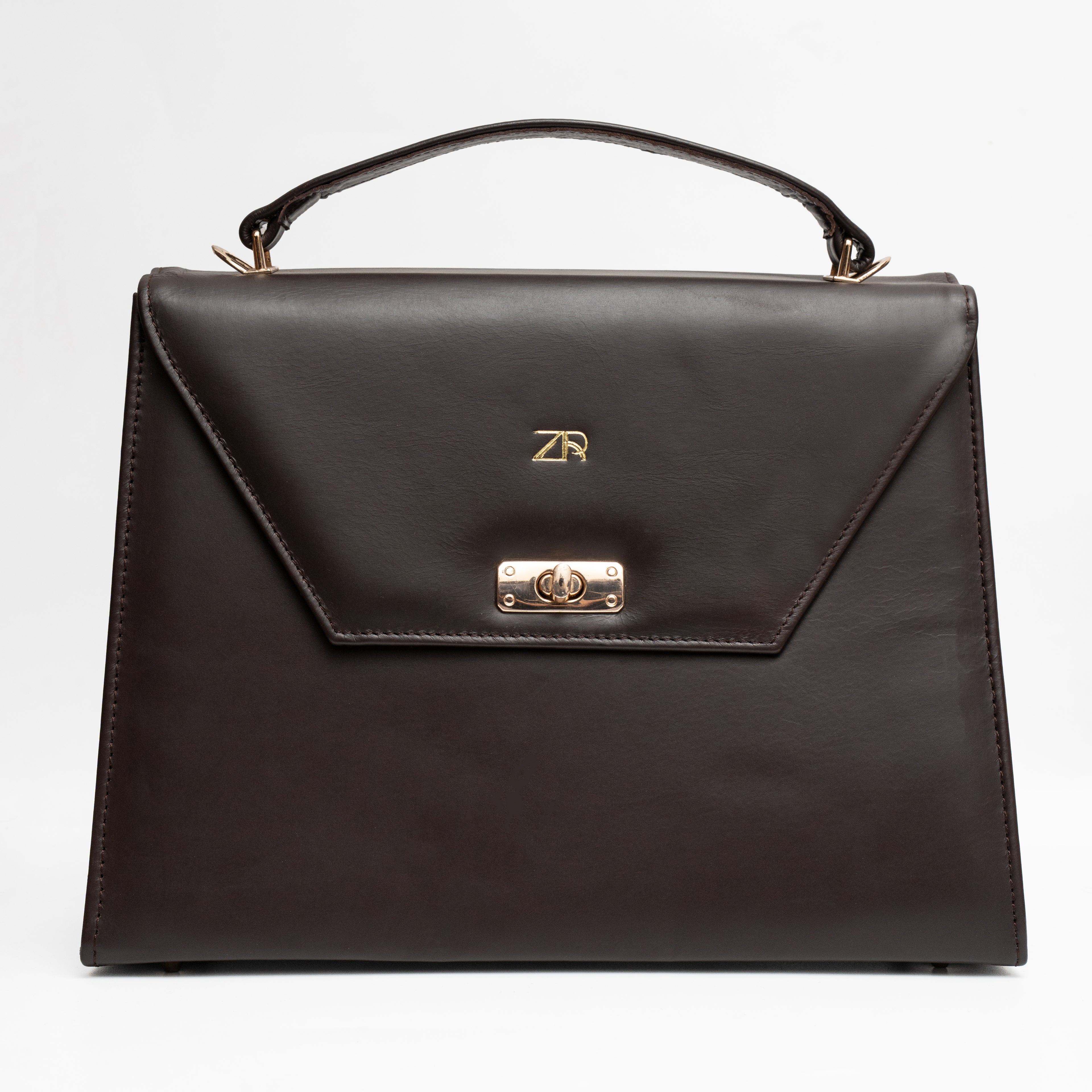 Classic Leather Handbag Black