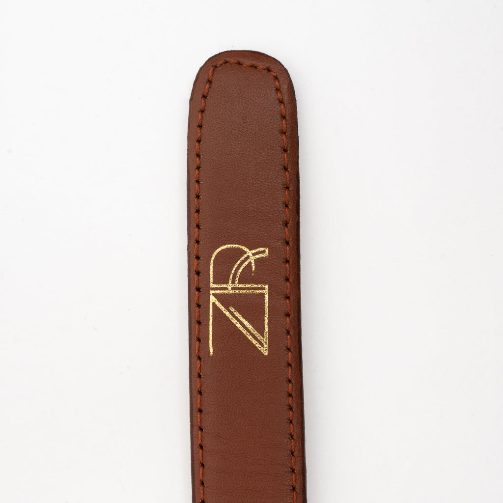 Chic Leather ladies Belt Brown