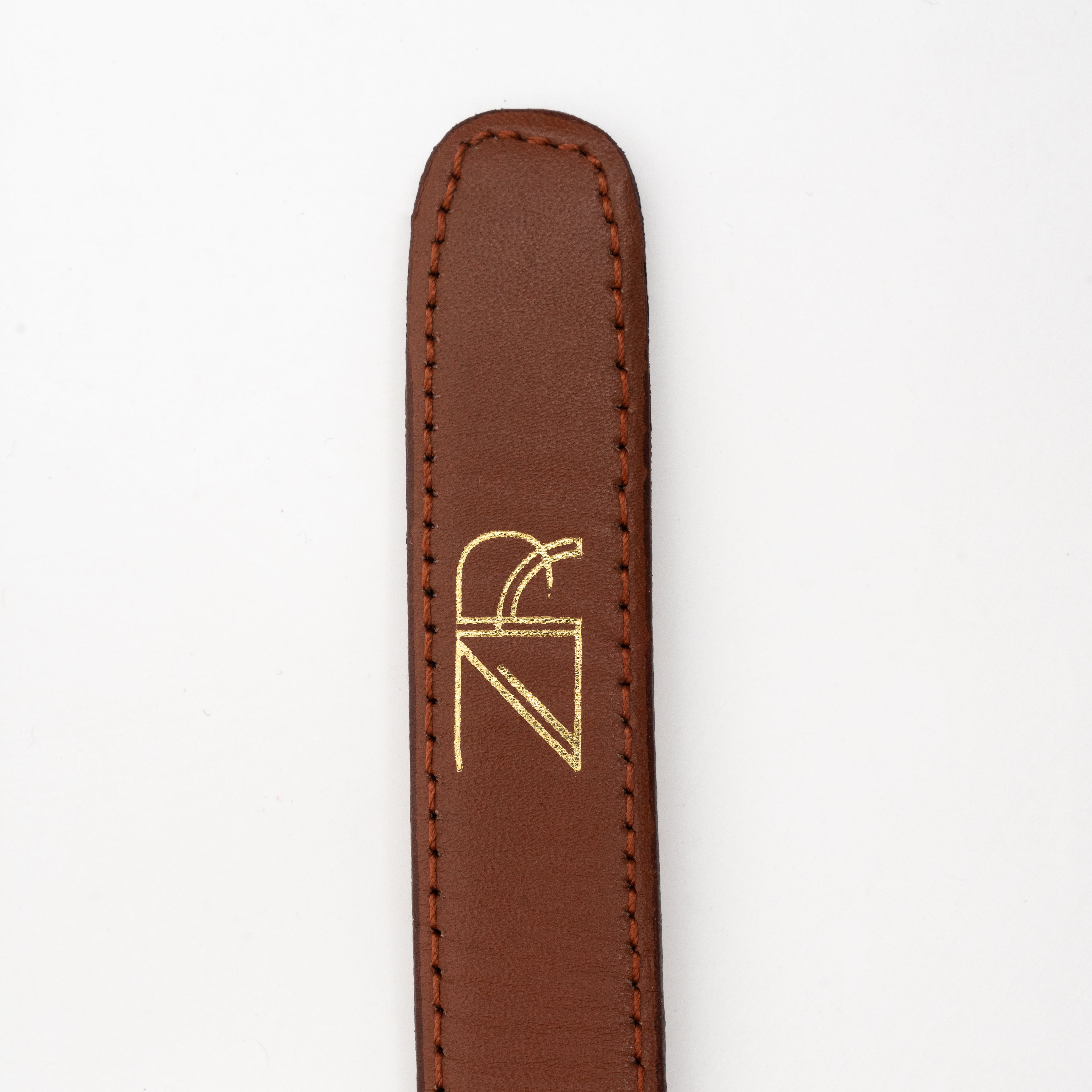 Chic Leather ladies Belt Brown