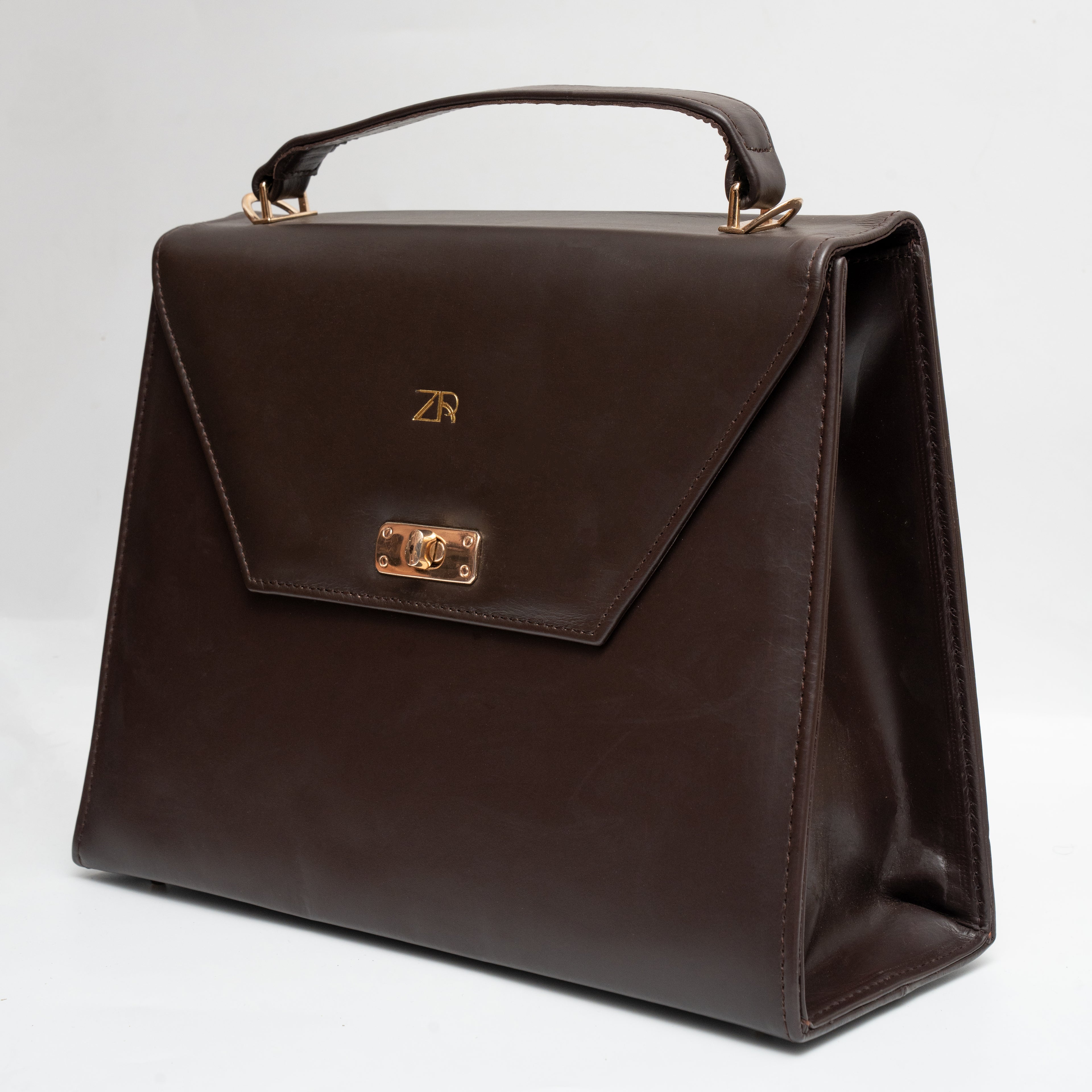 Classic Leather Handbag Black