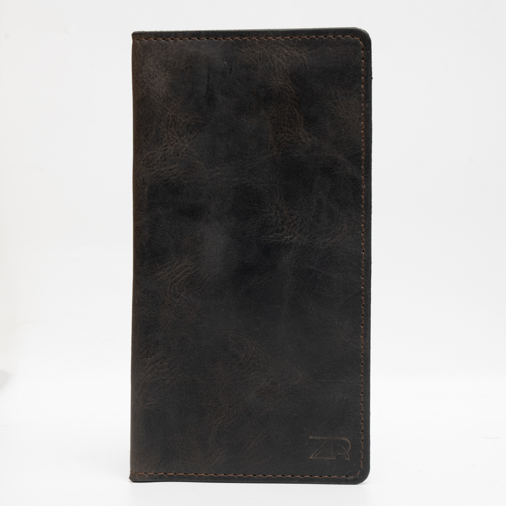 Executive Men's Long  Wallet Dark Brown