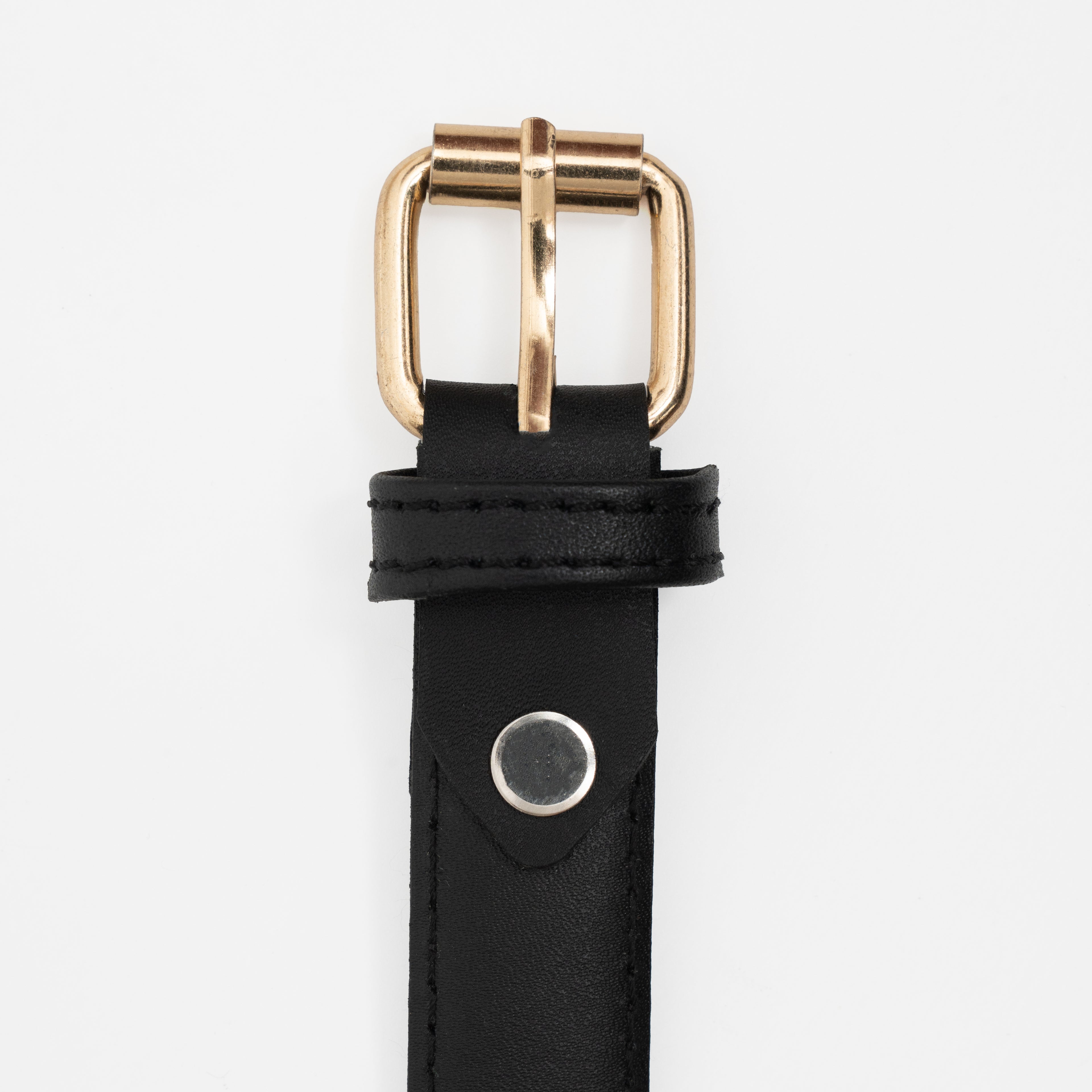 Chic Leather ladies Belt Black