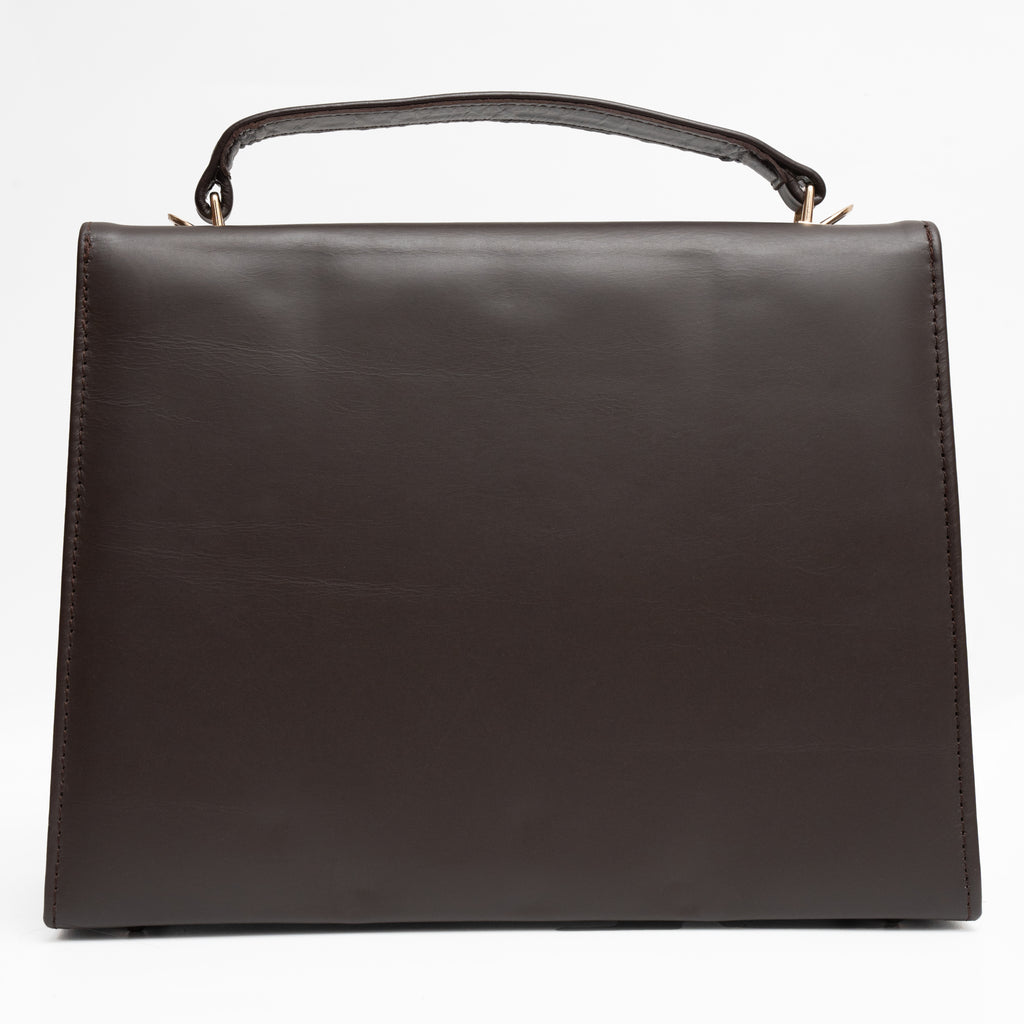 Classic Leather Handbag Black