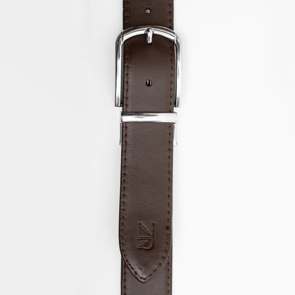 Reversible Leather Belt - Black and Brown