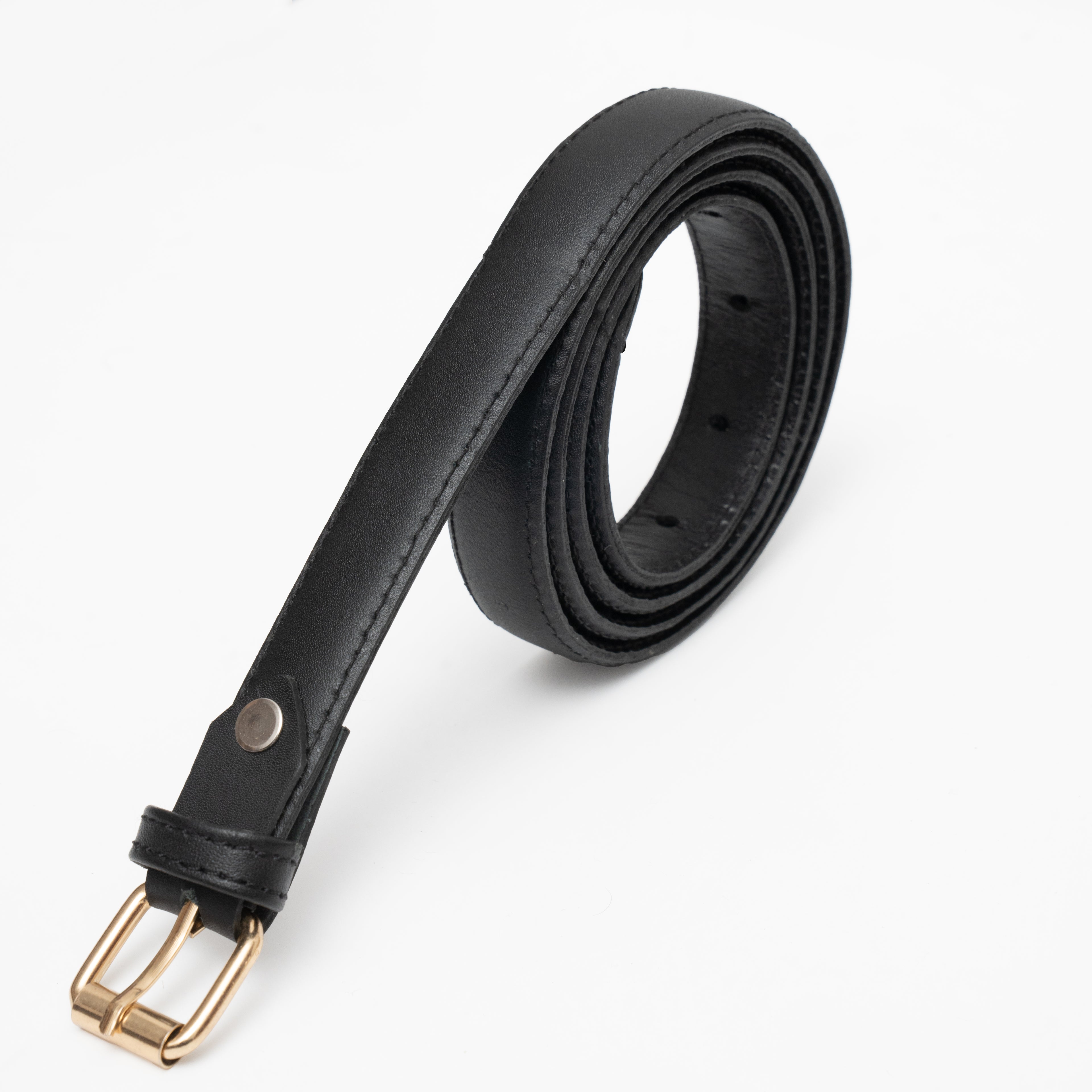 Chic Leather ladies Belt Black