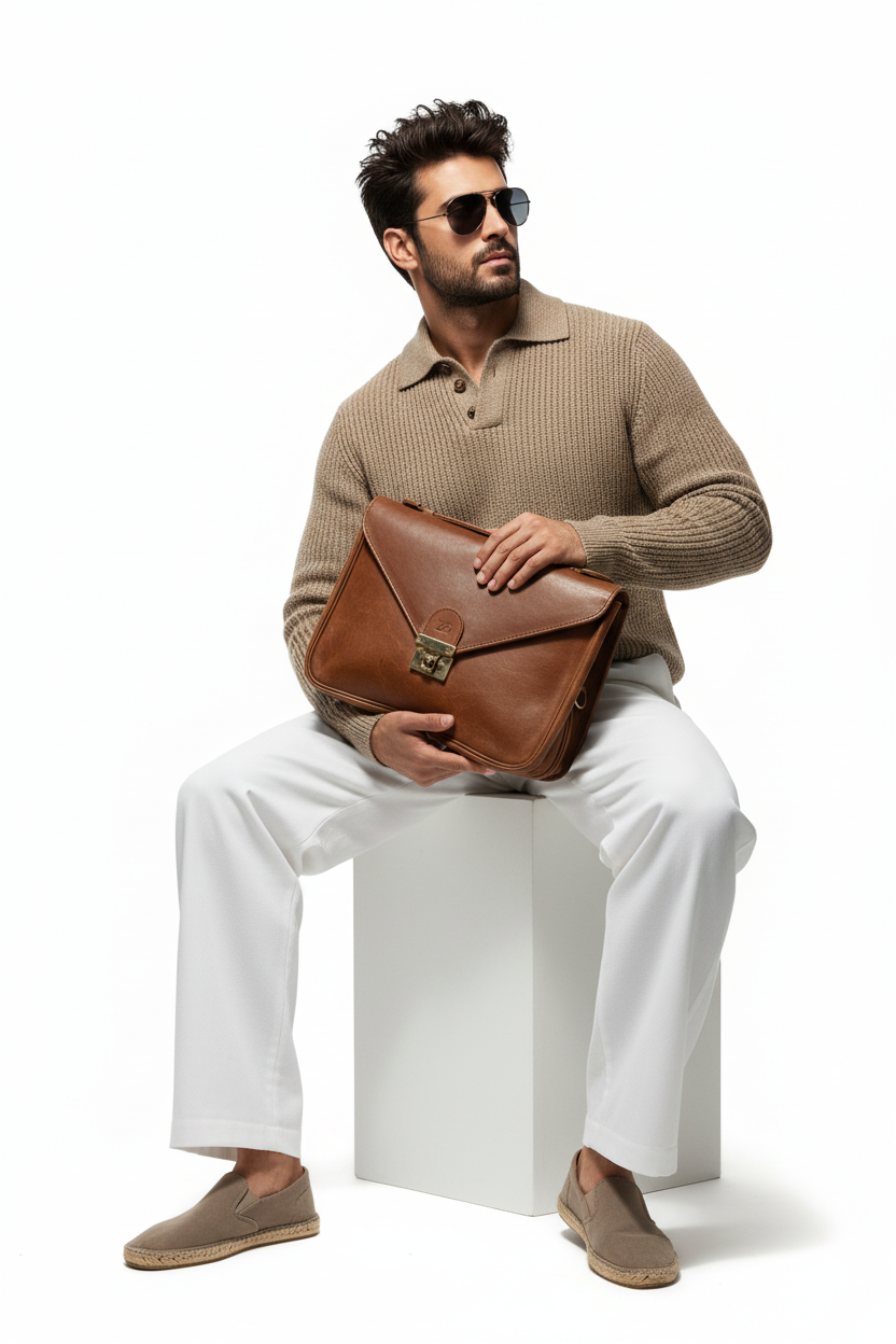 Atlas unisex Crossbody Brown