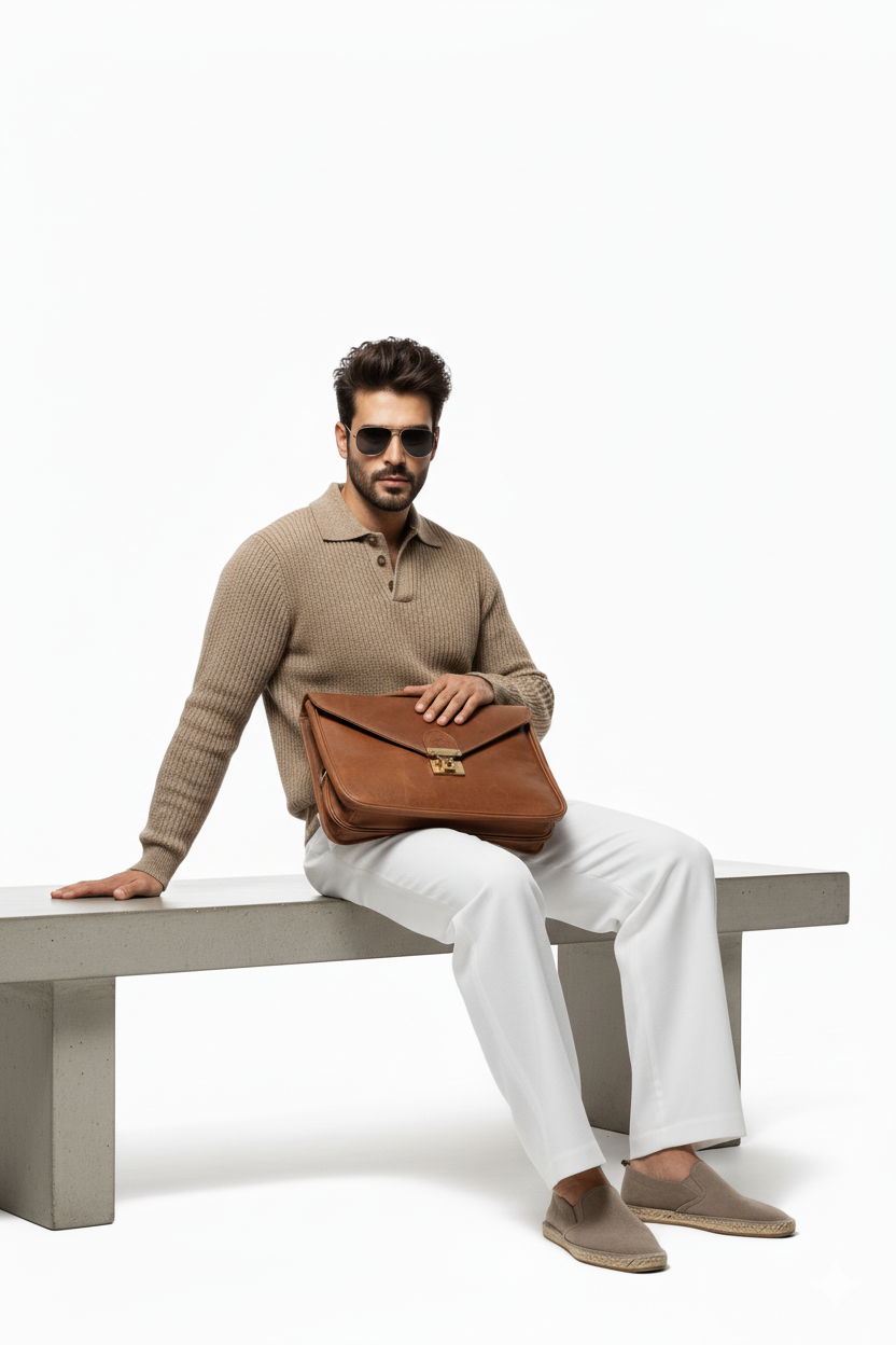 Atlas unisex Crossbody Brown