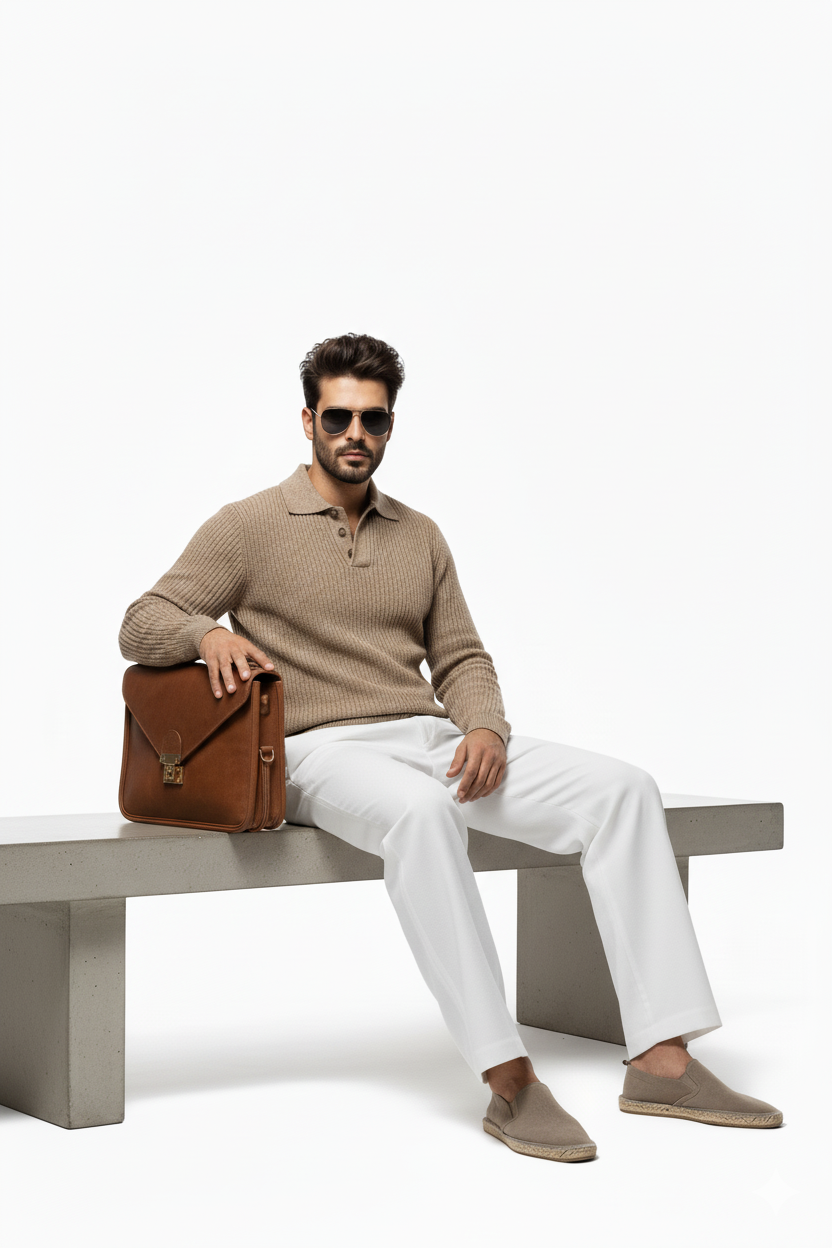 Atlas unisex Crossbody Brown