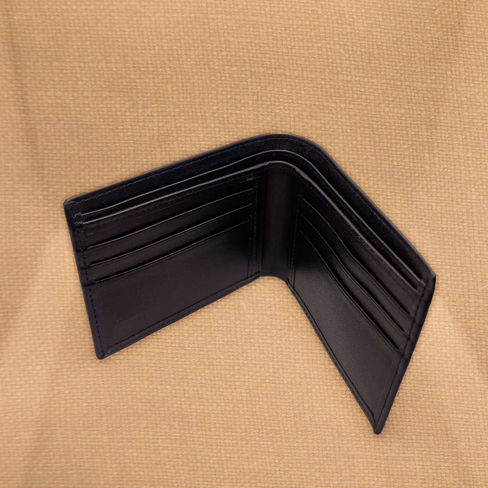 Melanite | Black Men Leather Wallet