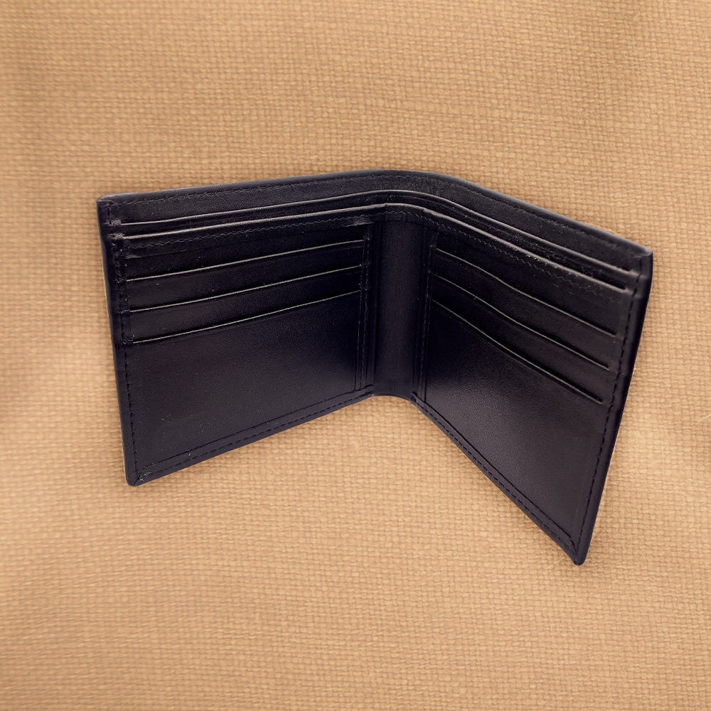 Melanite | Black Men Leather Wallet
