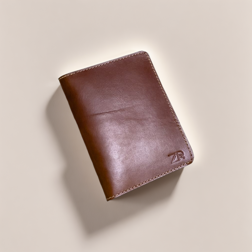 Rustic Leather Passport Cover/Holder
