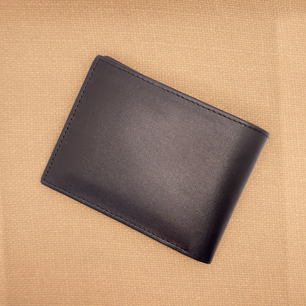 Melanite | Black Men Leather Wallet